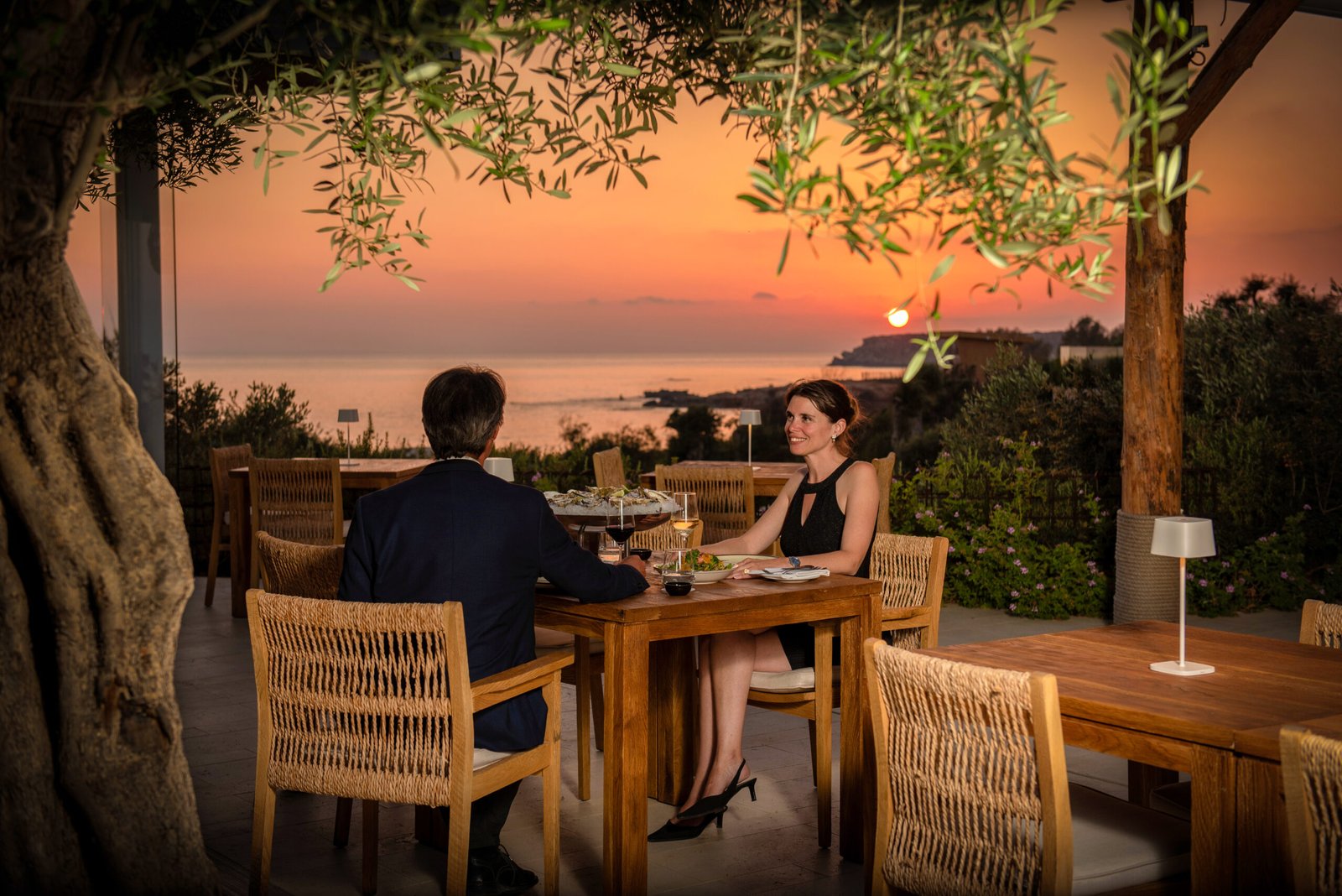 Luxury dining in Cyprus with Models Photoshoot