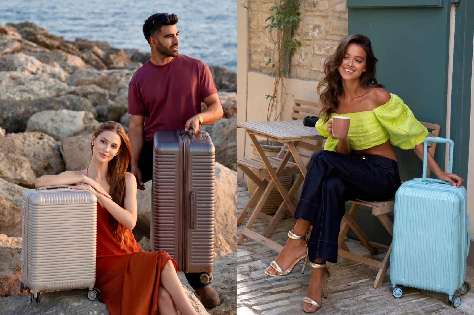 Models Cyprus talent during an international lifestyle campaign