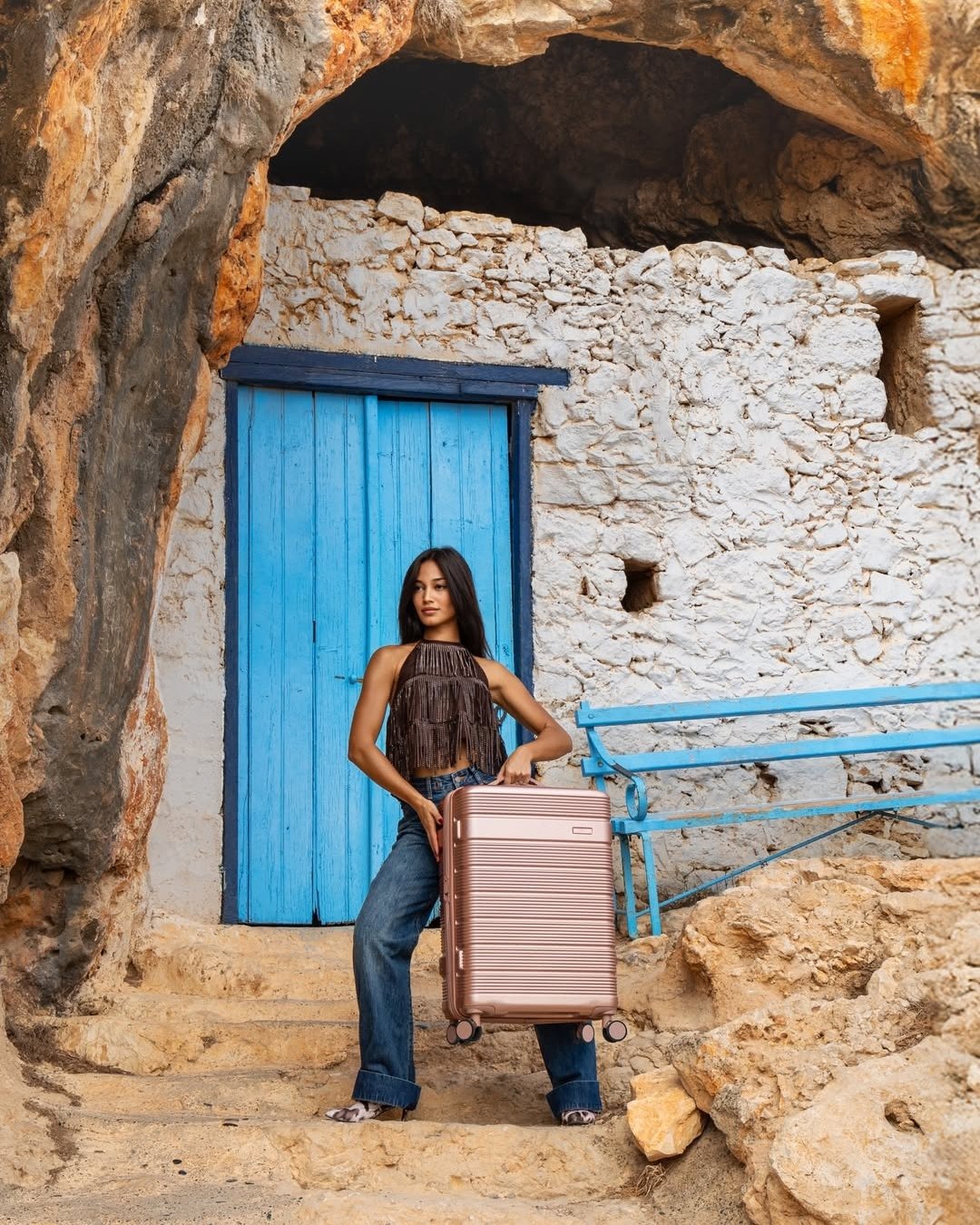 Models in Cyprus participating in the iFLY Luggage international campaign organised by Models Cyprus