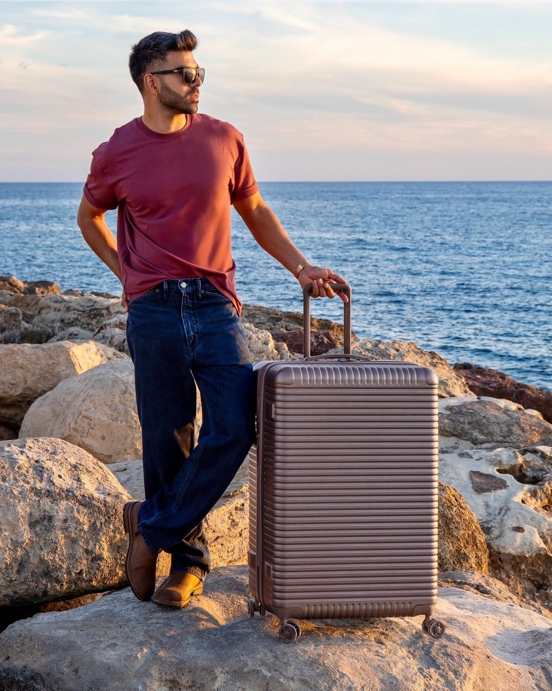 Models in Cyprus participating in the iFLY Luggage international campaign organised by Models Cyprus