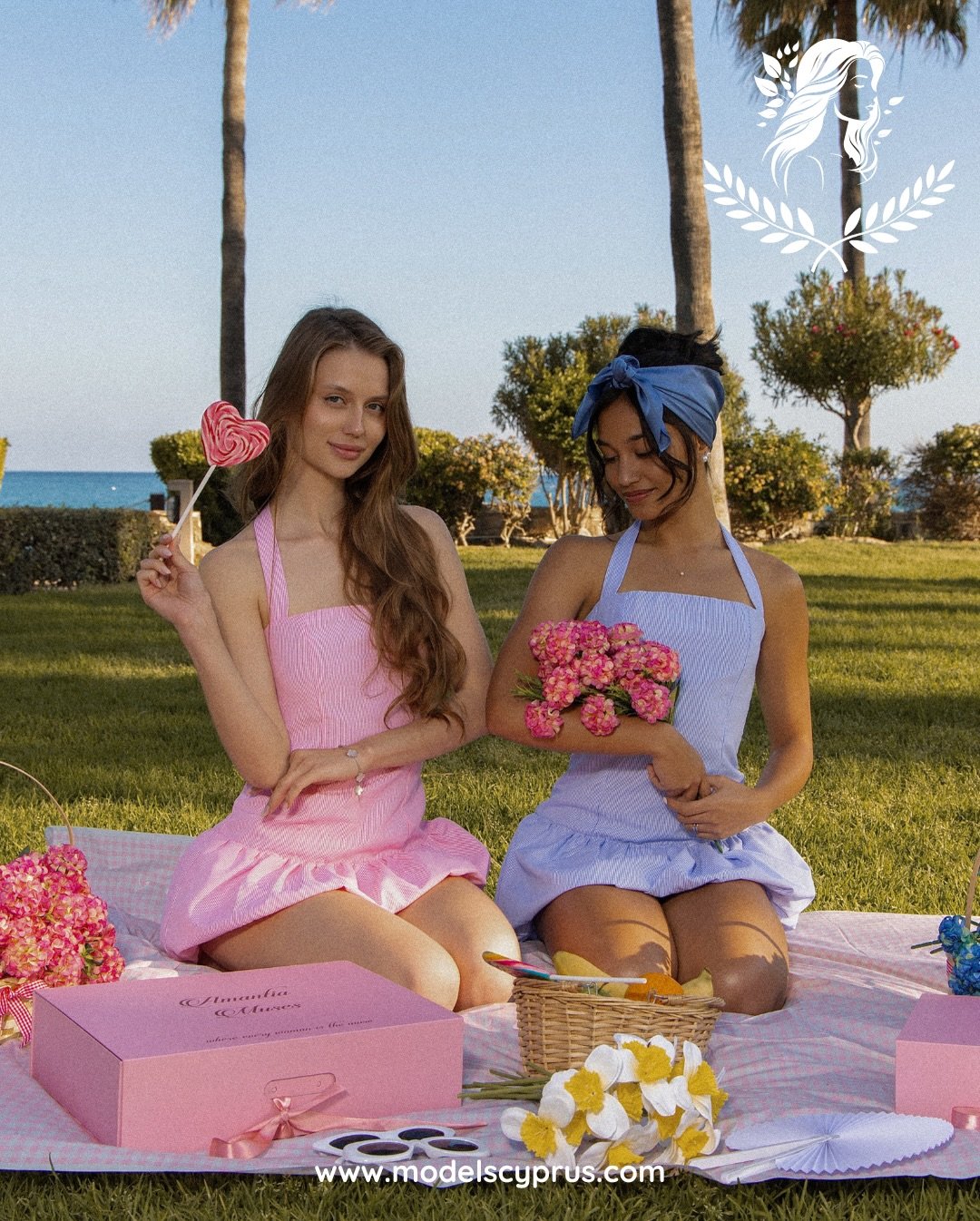 Models Cyprus Amantia Muses spring fashion campaign