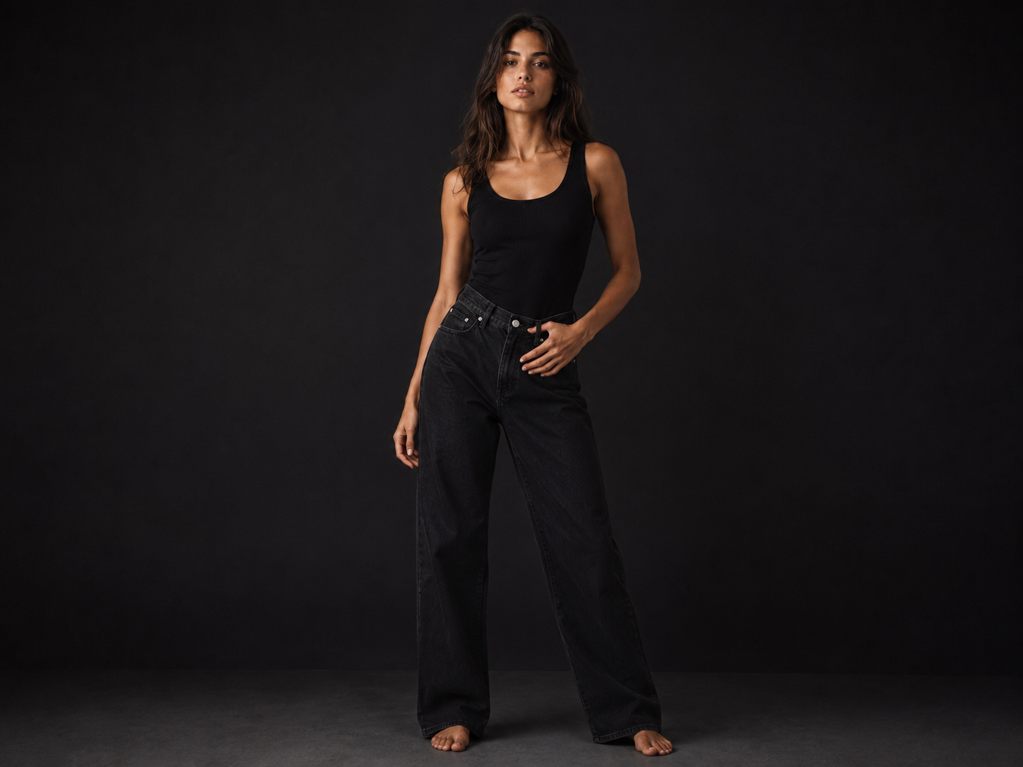 Full-body modelling portfolio example for Models Cyprus and LCA Studios Content Day
