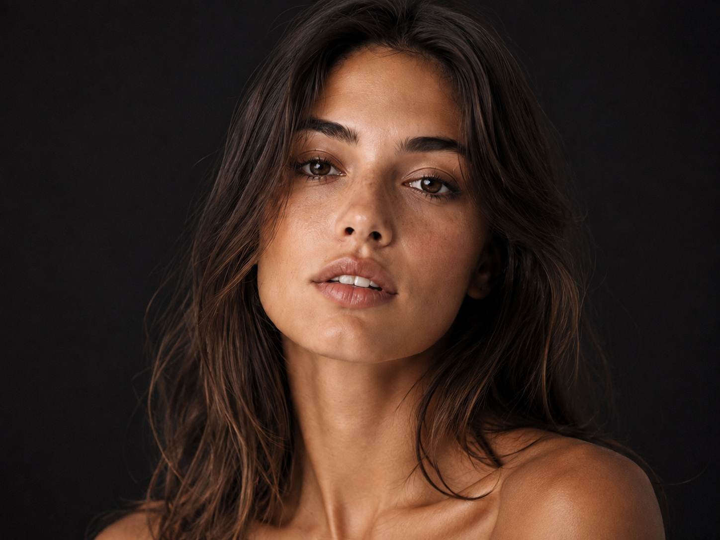 Face and beauty portfolio portrait example for Models Cyprus and LCA Studios Content Day